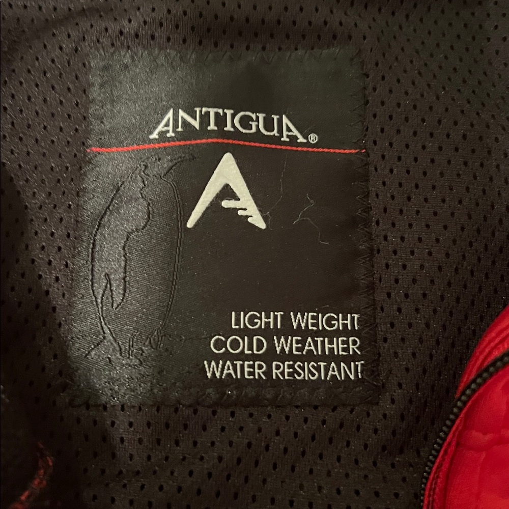 Antigua Boston Red Sox Red Softshell Jacket with Embroidered Red Sox - Picture 4 of 6